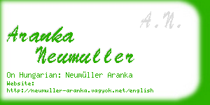 aranka neumuller business card